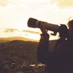 Sunset capturing nature