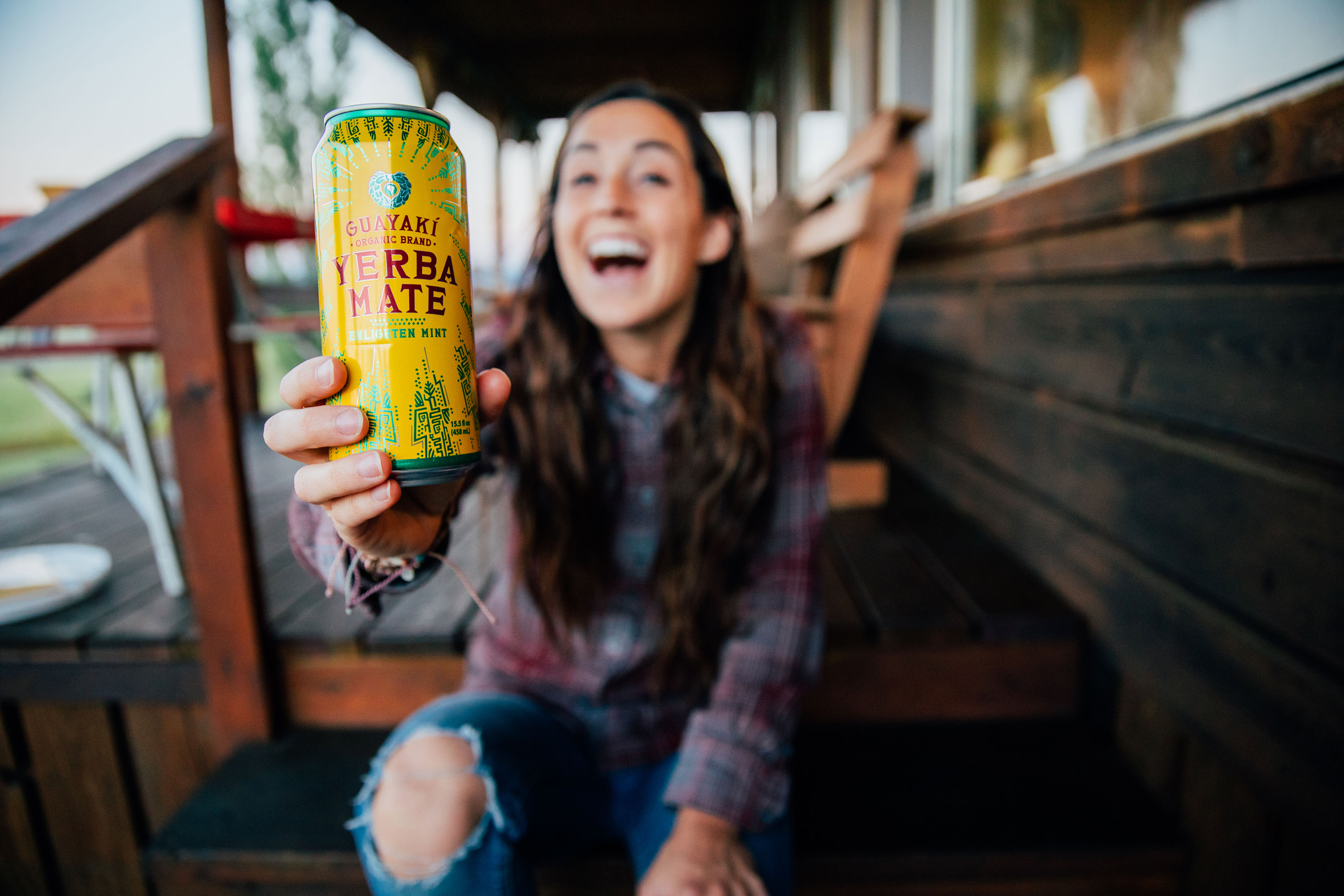 Cheers to a little sip of sunshine! Guayaki, a brew benefiting people and nature. Photo: Kylie Fly
